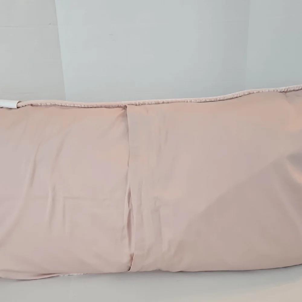 Pottery Barn Quilted Velveteen Champagne Pink King Pillow Sham